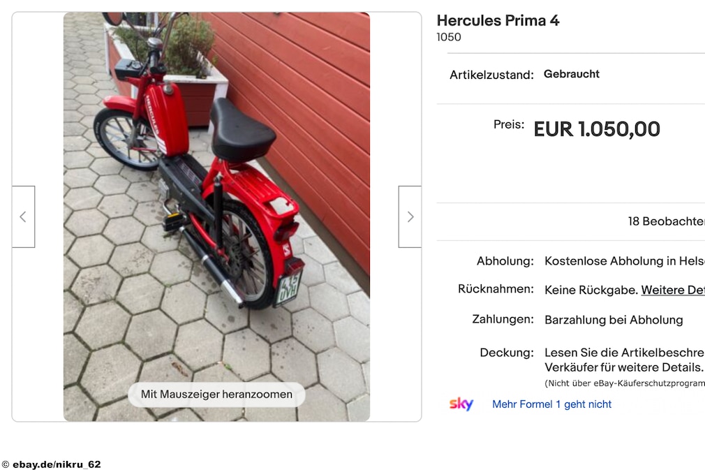 eBay Hercules Prima 4