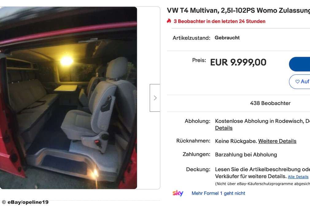eBay VW T4 Multivan