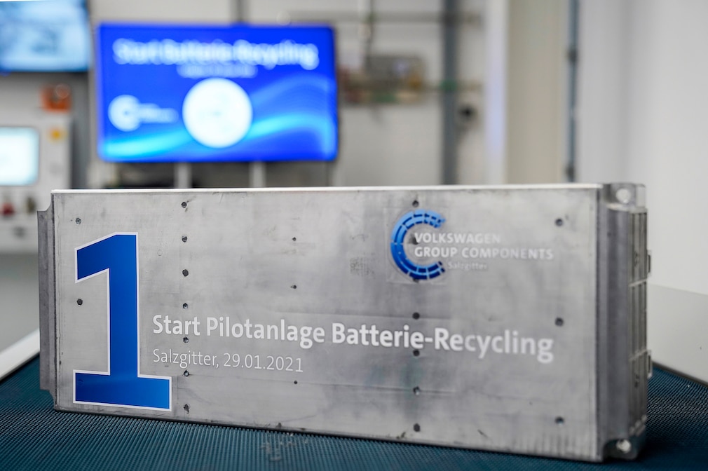 Batterie-Recyclinganlage in Salzgitter