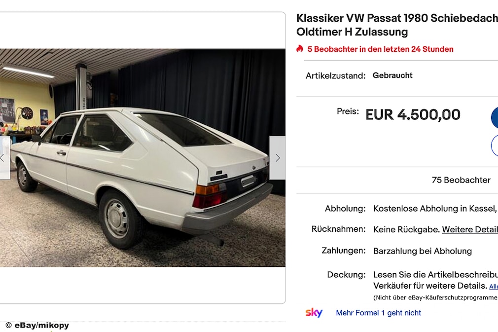 eBay VW Passat Coupe 1980
