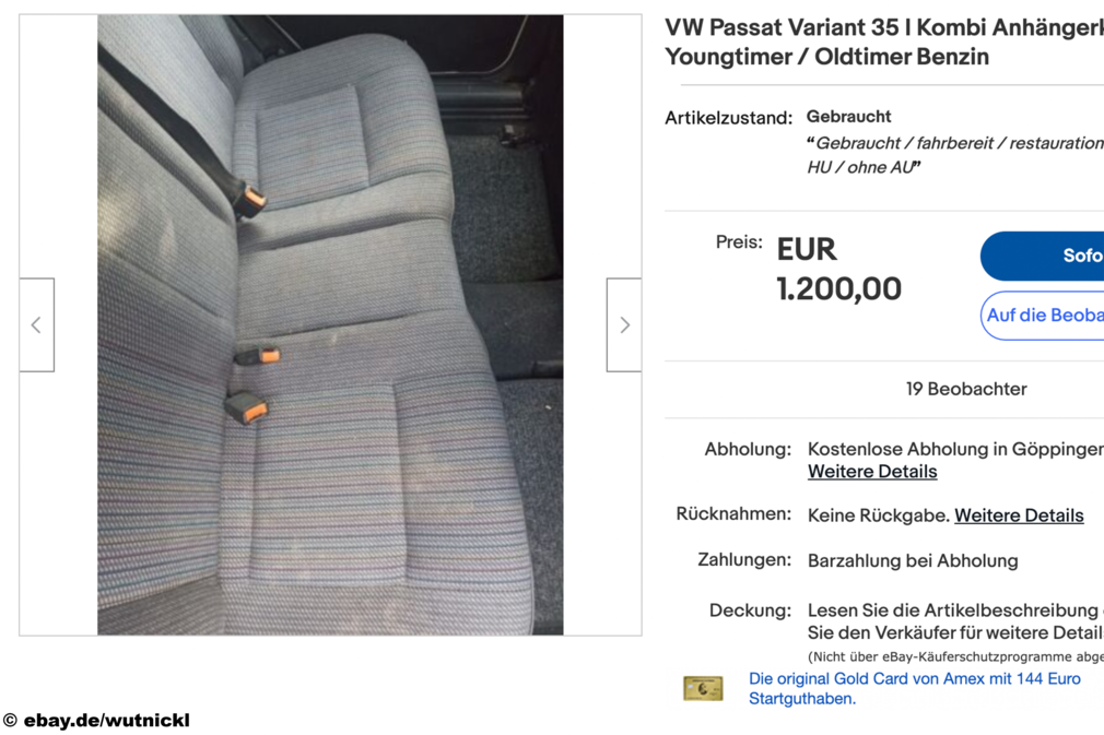 eBay  VW Passat Variant 35