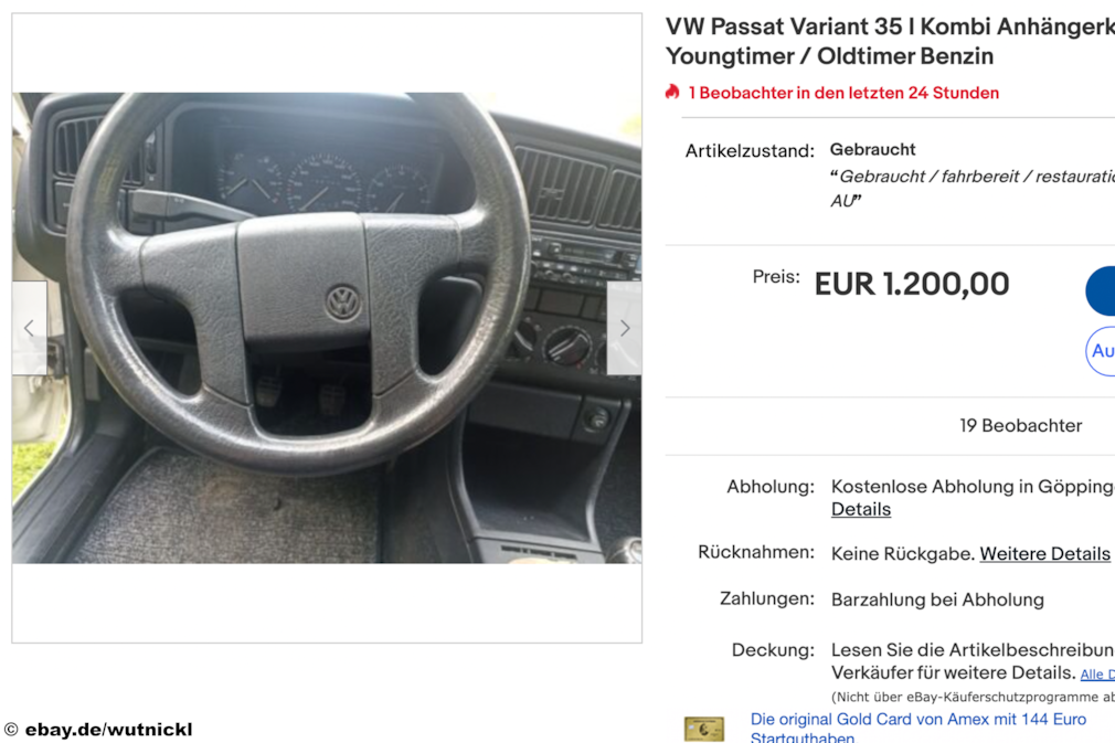 eBay  VW Passat Variant 35