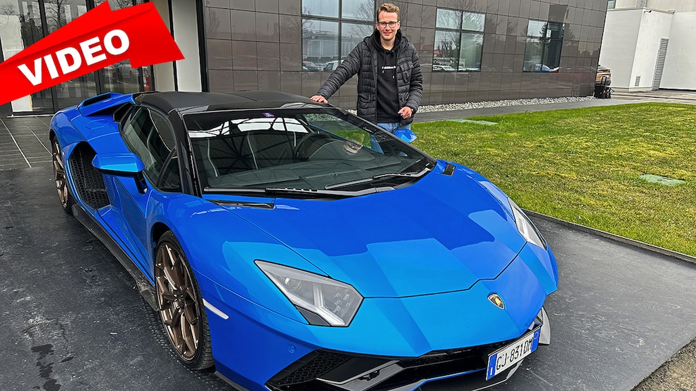 Letzte Fahrt im Lamborghini Aventador
