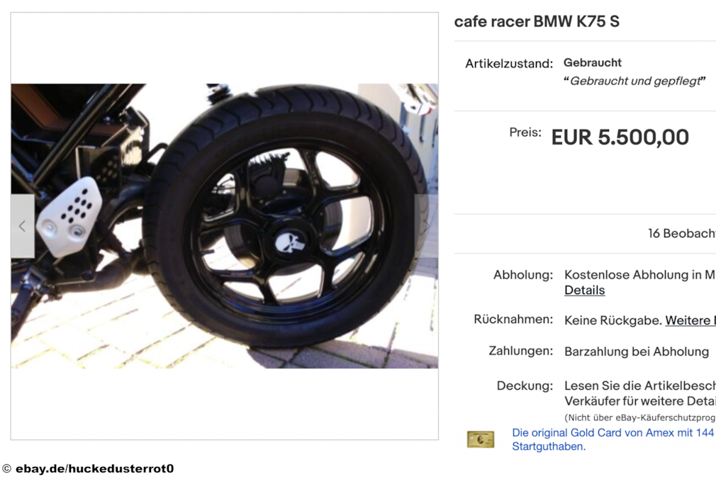 ebay BMW K75 S