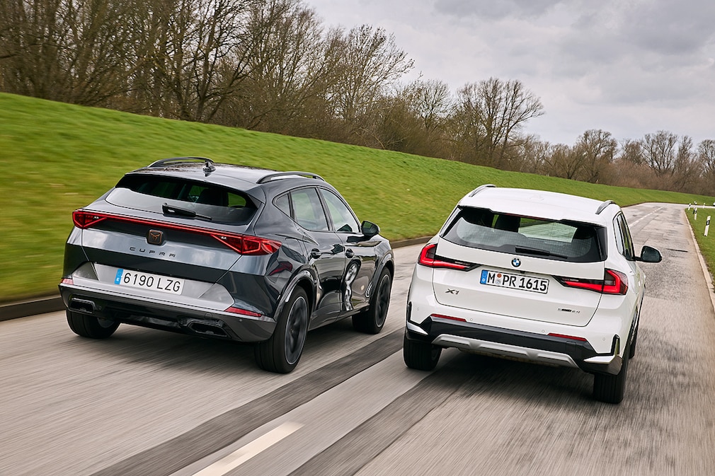 BMW X1 vs. Cupra Formentor: compact SUVs with gasoline engines in the test