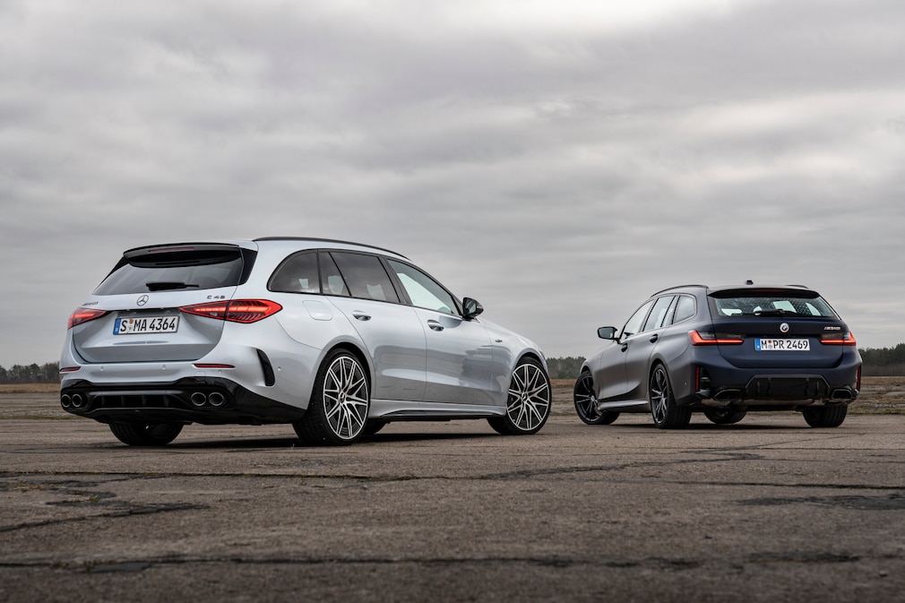 BMW M340i Touring Mercedes-AMG C-Klasse C 43 T-Modell