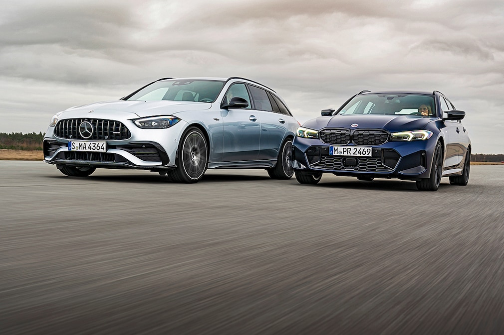 Mercedes-AMG C-Klasse C 43 T-Modell BMW M340i Touring