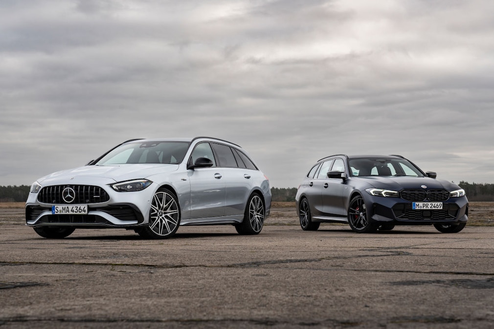 BMW M340i Touring Mercedes-AMG C-Klasse C 43 T-Modell
