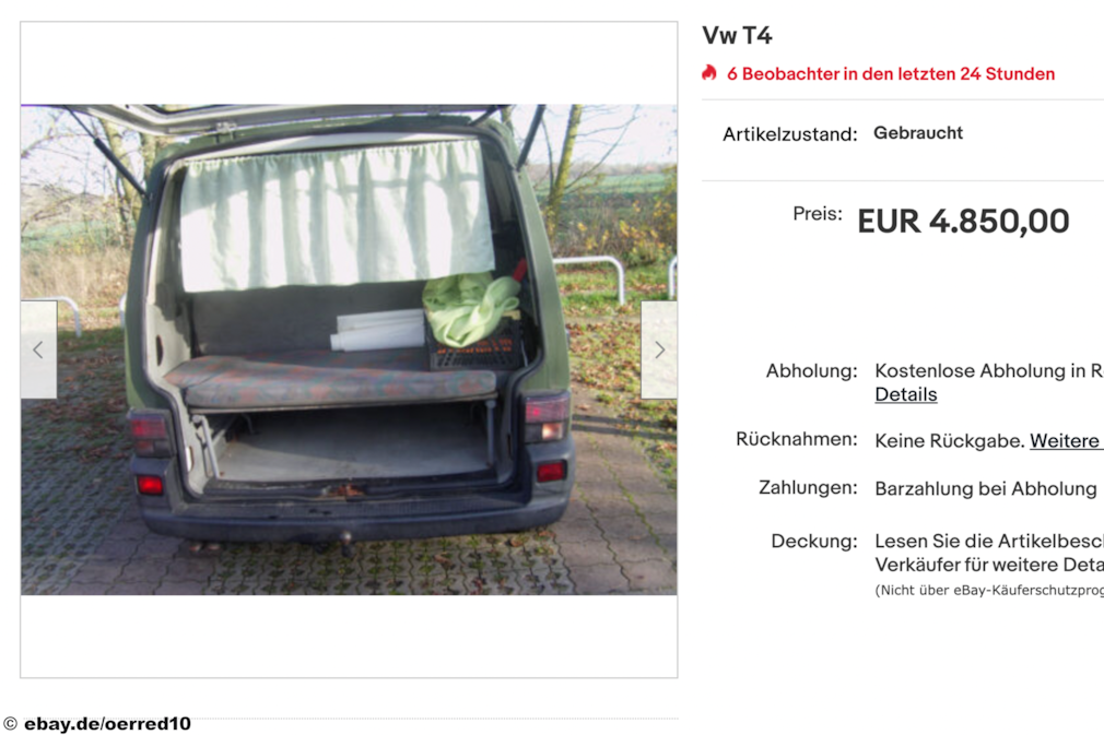 eBay VW T4