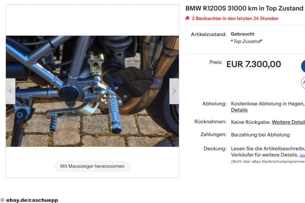 eBay BMW R1200S