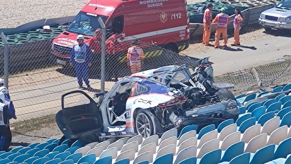 Porsche-Crash in Portimao