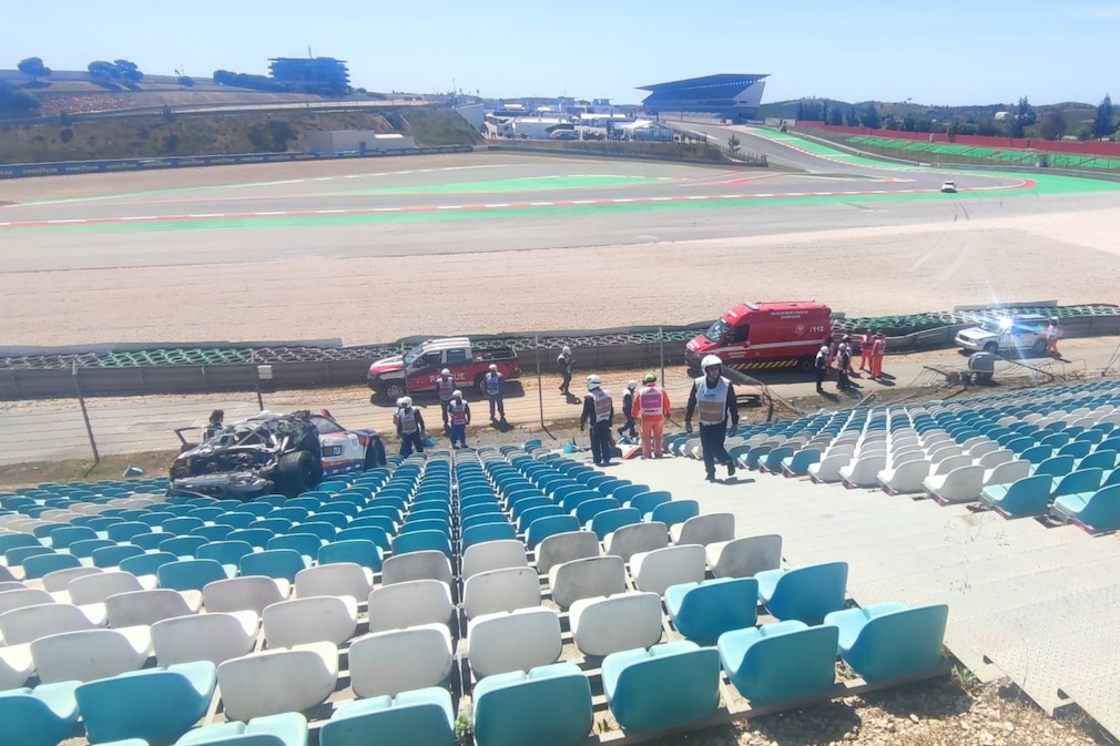 Porsche-Crash in Portimao