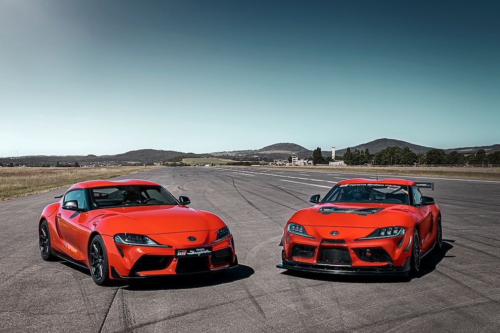 Toyota Supra GR Celebrating GT4 Customer Motorsport Milestone