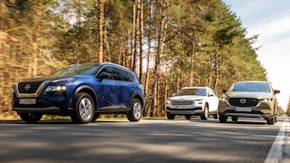 Mazda CX-5 e-Skyactiv G 165 FWD  Nissan X-Trail 1.5 VC-T Mild-Hybrid  Skoda Kodiaq 1.5 TSI ACT