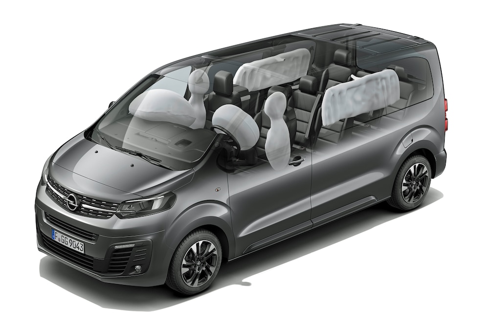 Opel Zafira Life Airbagsystem