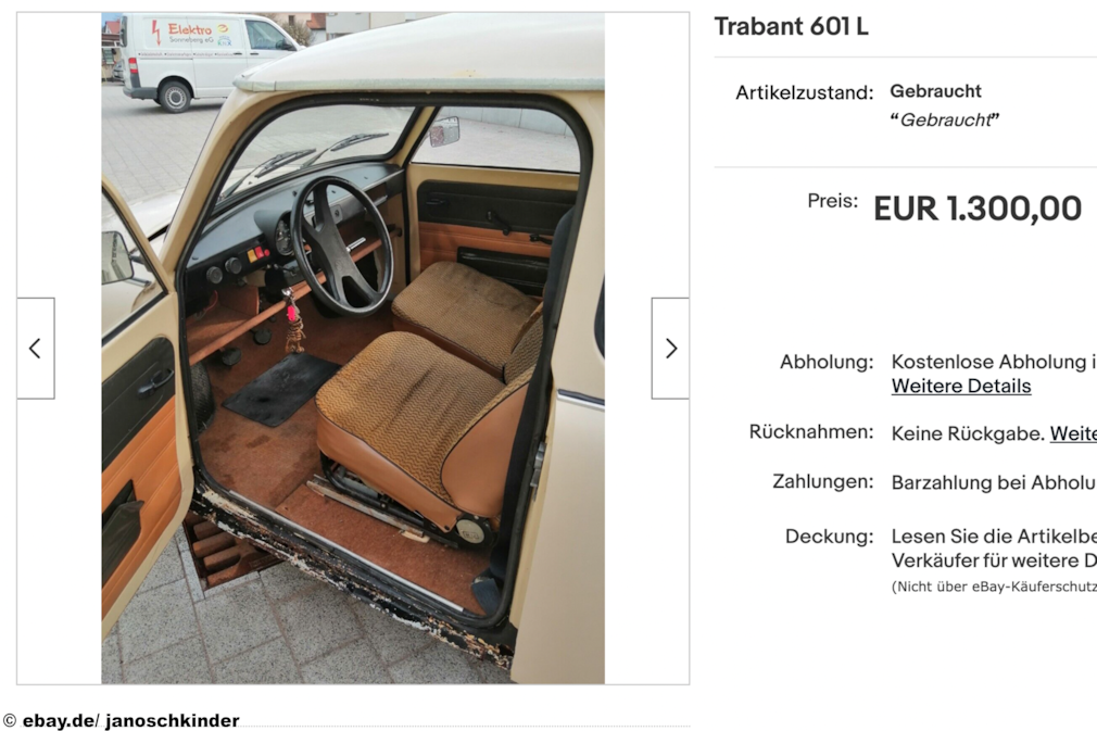eBay Trabant 601 L