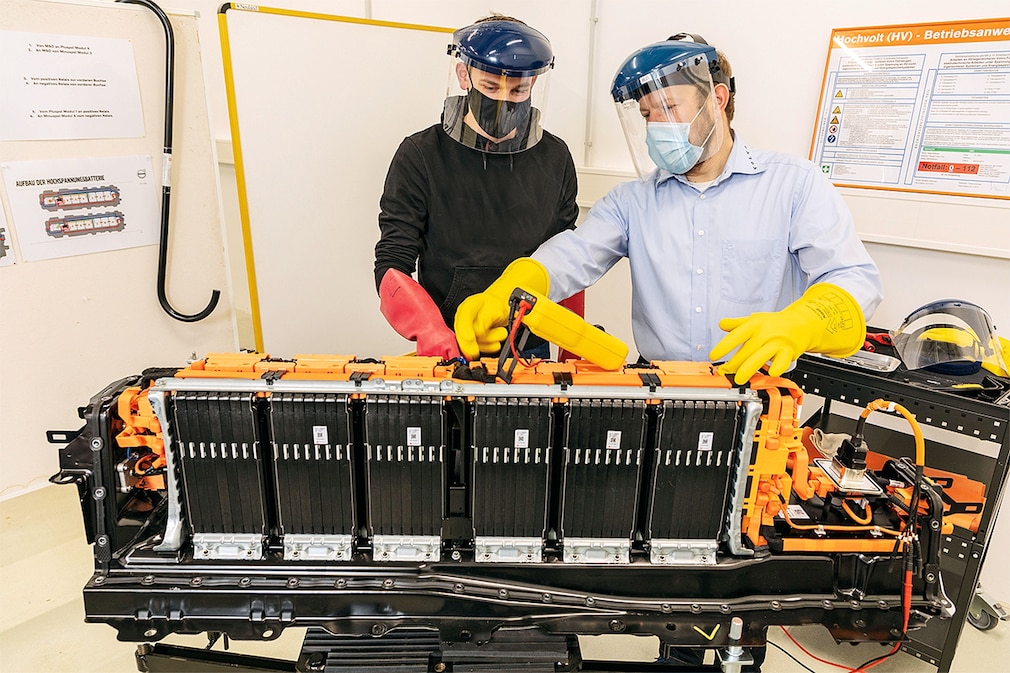 Batteriezustand - Akkutausch