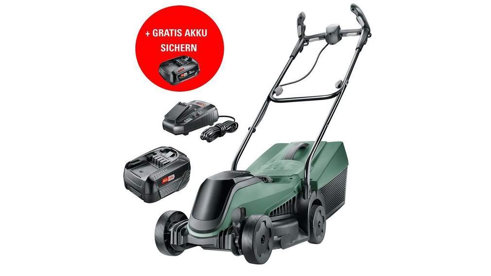 eBayAngebote Bosch AkkuRasenmäher mit Gratis Akku AUTO BILD