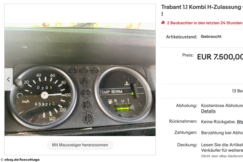 ebay Trabant 1.1 Kombi