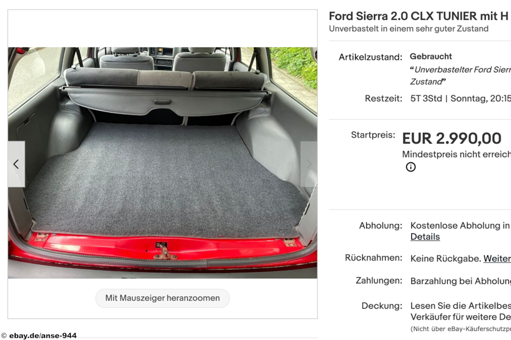 ebay Ford Sierra 2.0