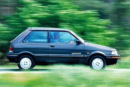 Subaru Justy: ab 2800 Euro bei Laufleistungen um 60.000 Kilometer.