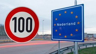 Tempo 100 in den Niederlanden Montage