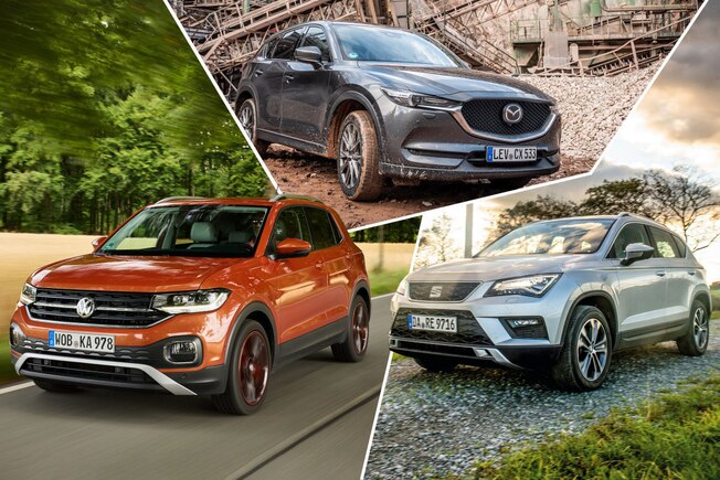 Seat Ateca VW T-Cross und Mazda CX-5 - Gebrauchtwagen-Check Montage