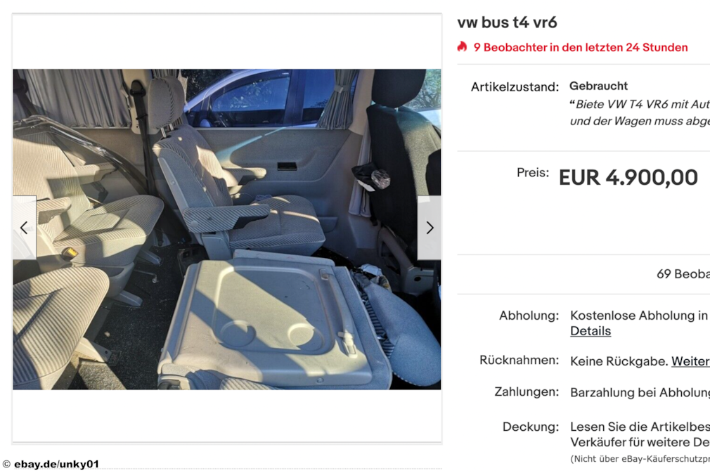 eBay VW Bus T4 vr6