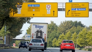 Bundesstraße B1 in Dortmund