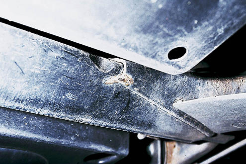 Das geht an die Substanz: Der Golf IV und seine Brüder sind nicht grundsätzlich frei von Rost.