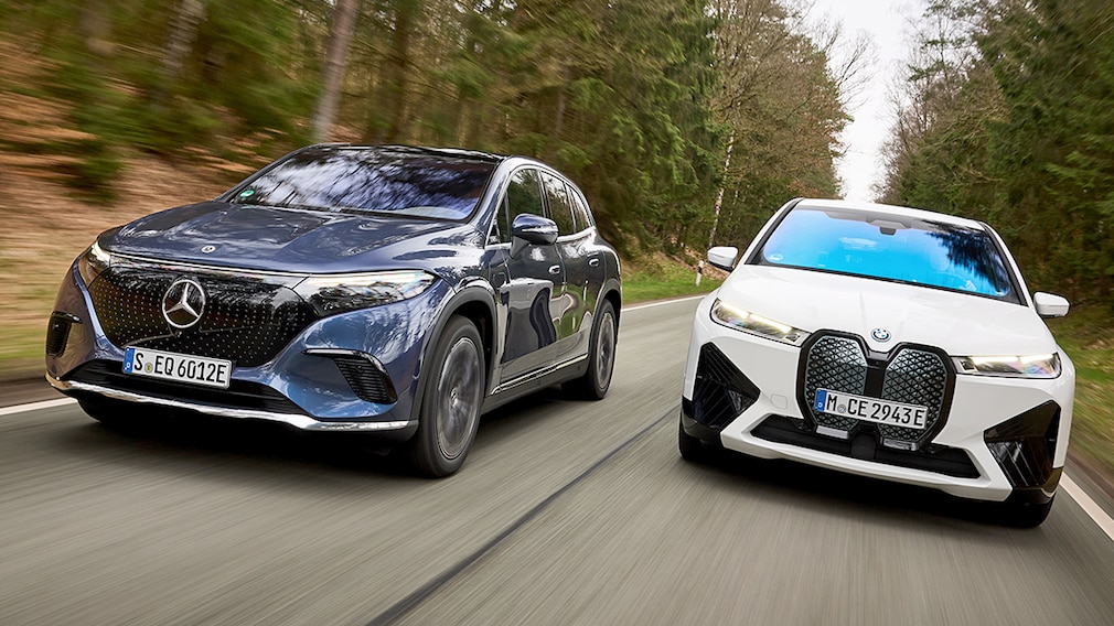 Mercedes EQS 580 4Matic SUV BMW iX M60