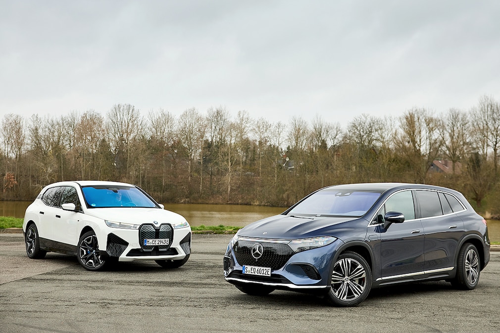 BMW iX M60 vs. Mercedes EQS 580: zwei Elektro-SUV im Test - AUTO BILD