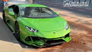 Lamborghini Huracán Evo Crash