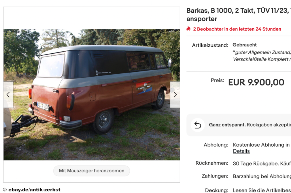 eBay Barkas B 1000