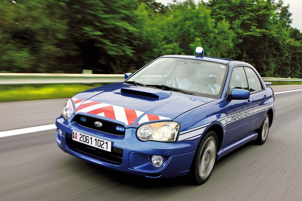 Starke Polizei-Autos