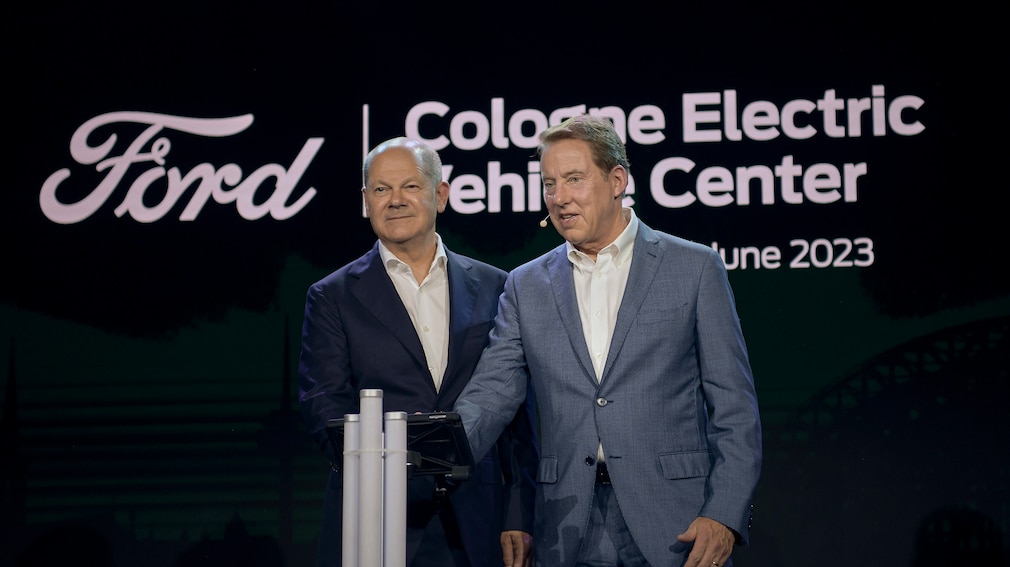 Illustration Ford Köln / Cologne EV Center William Clay Ford Junior