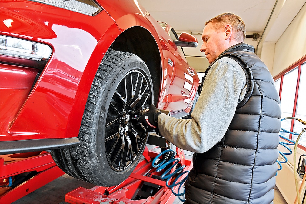 Ford Mustang Reifen Auswuchten