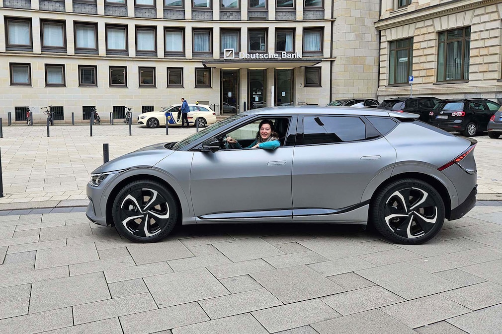 Juilia Struck erste Fahrt Kia EV6