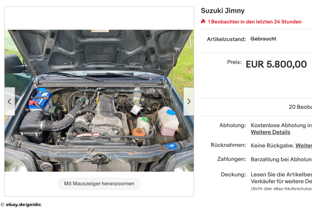 eBay Suzuki Jimny