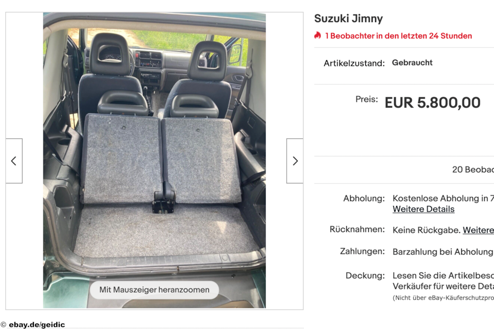 eBay Suzuki Jimny