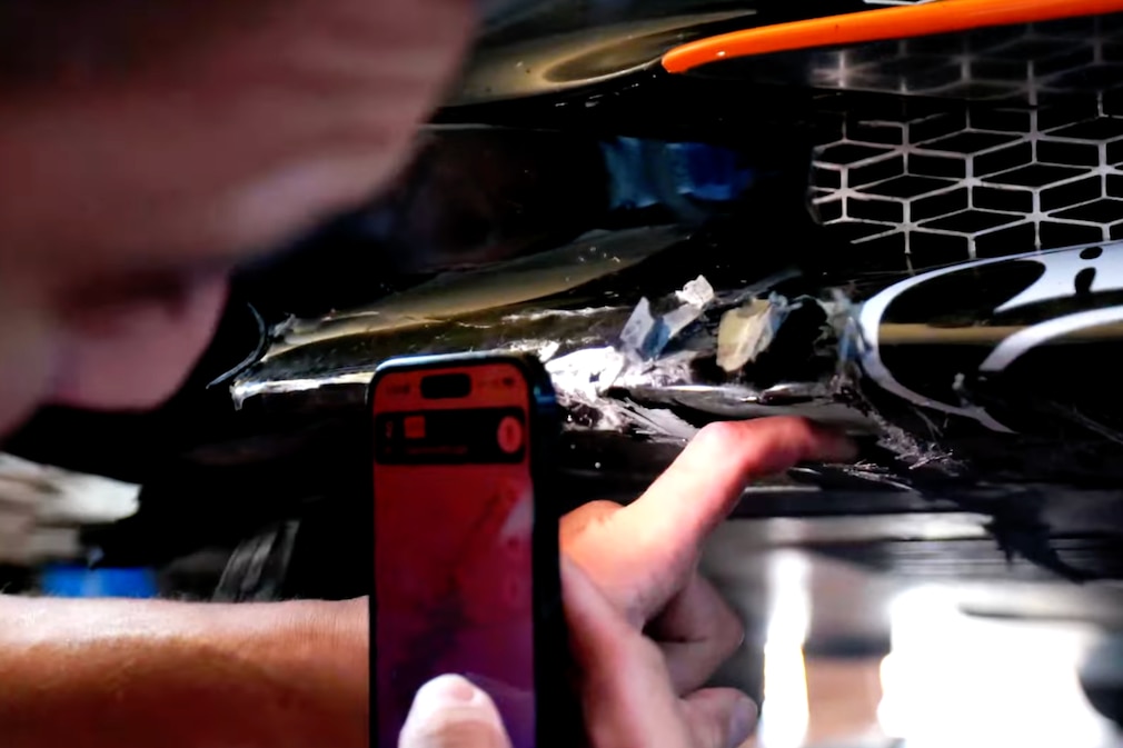 Bugatti Chiron Crash Gumball 3000