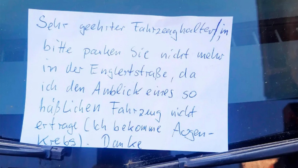 Ruf nach Parkverbot! Nachbarschaftsstreit wegen hässlichem Auto AUTO BILD