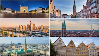 Die 6 Standorte der e-Motion Days