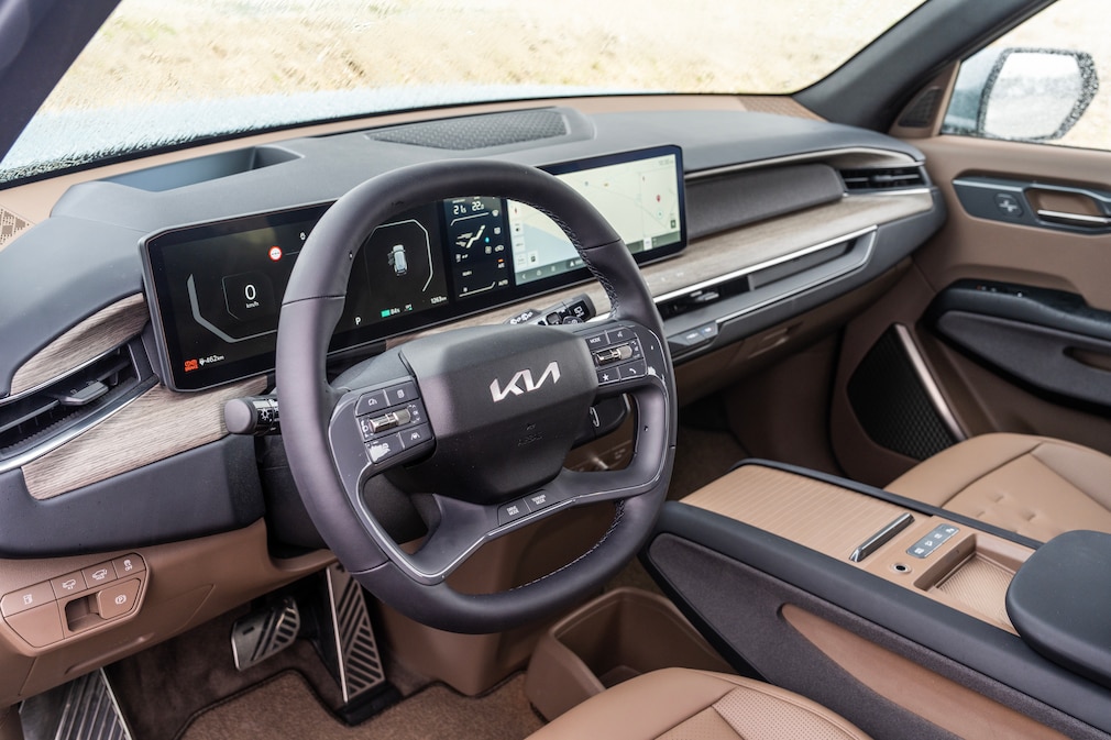 Kia EV9 erste Fahrt im neuen FünfmeterSUV AUTO BILD