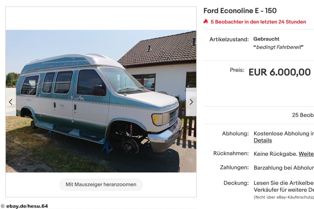 Ford E-150 Econoline bei eBay - AUTO BILD KLASSIK