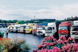 Lkw-Parkflächen