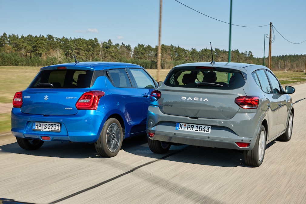 Dacia Sandero TCe 90  Suzuki Swift 1.2 Dualjet Hybrid
