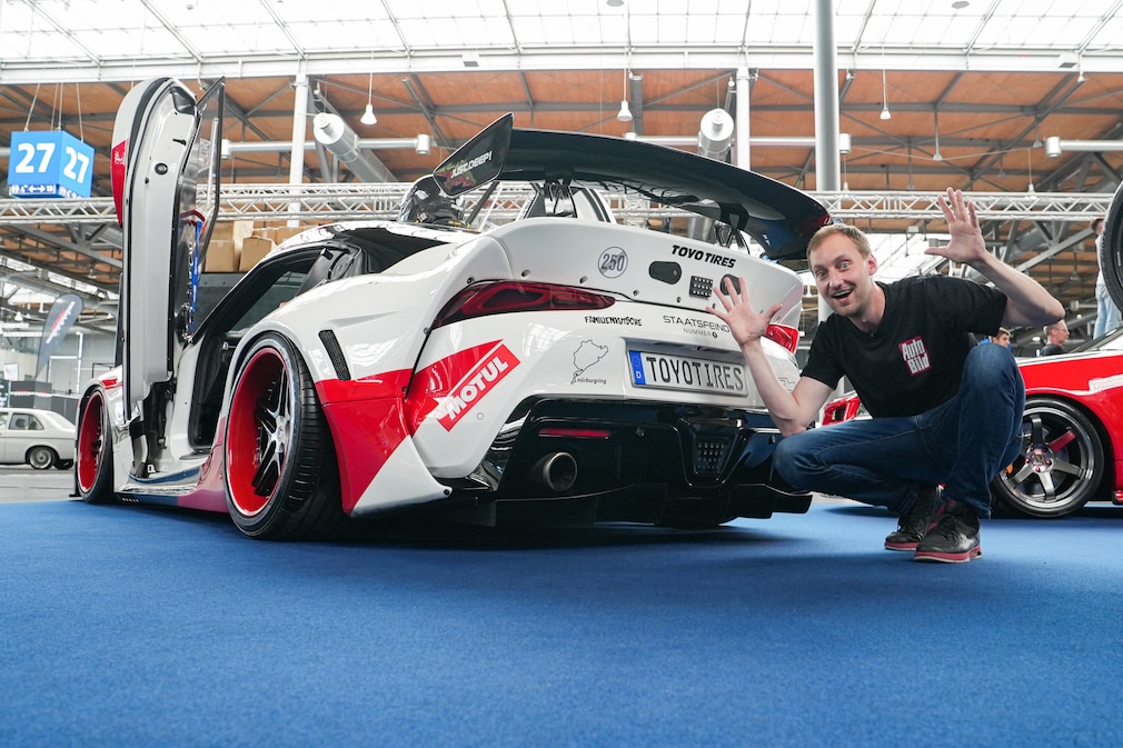 PS Days Hannover 2023 Dieser getunte Toyota Supra hat TÜV AUTO BILD
