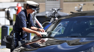 Ticket aus dem Ausland - Polizei Strafzettel