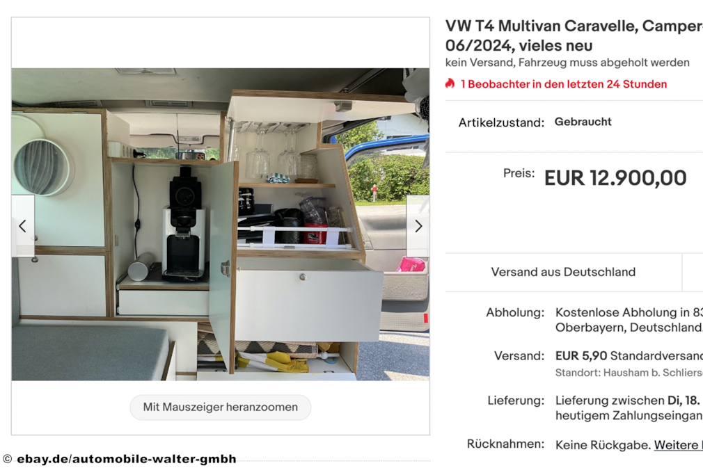 eBay VW T4 Multivan Caravelle